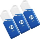 PACK DE 3 MEMORIAS USB 3.1 HP X755W 64GB