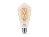 Philips Smart LED-filament-lyspære 7W E 806lumen 2700-6500K Varmt til køligt hvidt lys
