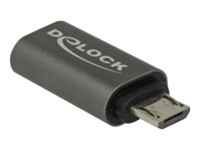 Delock USB-C adapter 2.8cm Sort