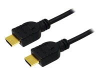 LogiLink High Speed with Ethernet HDMI-kabel med Ethernet 2m Sort