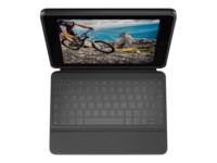 Logitech Rugged Folio Tastatur og folio-kasse Kabling Tysk Apple 10.2-inch iPad Wi-Fi ¦ Apple 10.9-inch iPad Wi-Fi