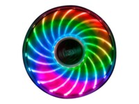 Akasa Vegas X7 Fan 1-pack Sort Transparent 120 mm