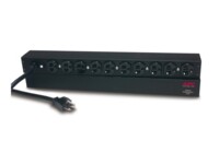 APC Basic Rack-Mount PDU Strømfordelingsenhed 10-stik 20A Sort 3.65m
