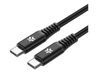 Celly USB Type-C kabel Sort