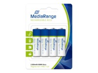 MediaRange AA type Batterier til generelt brug (genopladelige) 2100mAh 4