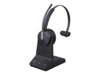 Yealink WH64 Mono Trådløs Høretelefoner Sort