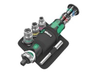 Wera Zyklop 8009 Pocket Set 2 Skraldeskruetrækker med bit og sokkelsæt 18 Dele