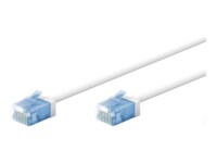 goobay CAT 6a U/UTP, Unshielded 2m Patchkabel Hvid