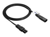 Akyga Pro Series Eight Forlængerkabel til strøm 1.5m Sort