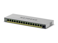 NETGEAR Easy Smart GS116EPP Switch 16-porte Gigabit Ethernet PoE+