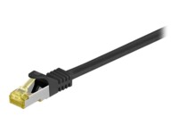 goobay CAT 7 SFTP, PiMF 10m Patchkabel Sort