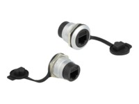 Delock RJ45 Cat.6 built-in connector with protective dust cap