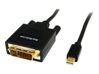 StarTech.com 6 ft Mini DisplayPort to DVI Cable - M/M - MDP to DVI Cable - MiniDP to DVI - Mini DP to DVI Converter (MDP2DVIMM6) DisplayPort kabel 1.8m Sort