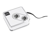 Alphacool Core 1 Aurora CPU-vandblokering til flydende kølesystem 1-pack Hvid