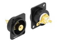 Delock D-Type Module RCA female to solder connector Sort