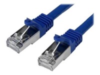 StarTech.com 0.5m Blue Cat6 / Cat 6 Shielded (SFTP) Patch Cable 0.5 m CAT 6 Kabel med afskærmning med folie og kobberfletning (SFTP 50cm Patchkabel Blå