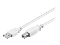 goobay USB-kabel 1m Hvid
