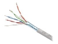 Gembird CAT 5e Kabel med folie og kobberfletning (FTP) 100m Bulkkabel Grå