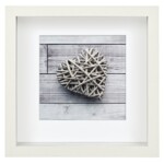 Hama Scala 3D weiß 23x23 Portrait Holz Passepartout 59777