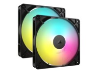 CORSAIR RS140 ARGB Fan 2-pack Sort 140 mm