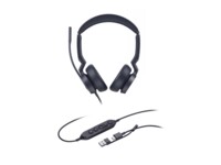 Yealink UH46 Dual Kablet Høretelefoner Sort