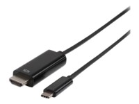 Prokord Videoadapterkabel 1m Sort
