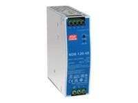 LevelOne POW-4842 Strømforsyning Monterbar på DIN rail Blå Sølv