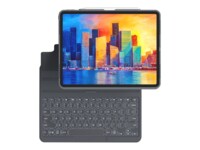 ZAGG Pro Keys Tastatur og folio-kasse 7 farver Trådløs Tysk