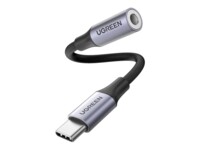 Ugreen USB-C til hovedtelefon jackstikadapter Grå