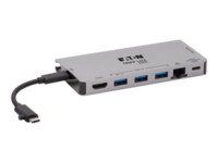 Tripp Lite USB C USB Hub 4k w/ HDMI, Gbe , SD Card Reader, PD Charging Dockingstation