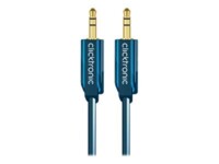 ClickTronic Casual Series Audiokabel 1m