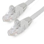 StarTech.com 2m LSZH CAT6 Ethernet Cable, 10 Gigabit Snagless RJ45 100W PoE Network Patch Cord with Strain Relief, CAT 6 10GbE UTP, Grey, Individually Tested/ETL, Low Smoke Zero Halogen - Category 6 - 24AWG (N6LPATCH2MGR) CAT 6 Ikke afskærmet parsnoet (UT