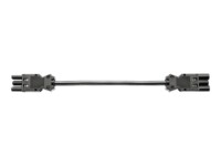 Bachmann Strøm GST18 (female) - Strøm GST18 (male) Sort 5m Forlængerkabel til strøm