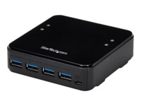 StarTech.com USB 3.0 Peripheral Sharing - 4 USB 3.0 x 4 Computers - Mac / Windows / Linux - USB A/B - USB (HBS304A24A) Switch 4 porte USB