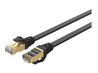 Unitek C1897BK Series CAT 7 Afskærmet parsnoet kabel (SSTP) 15m Patchkabel Sort