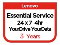 Lenovo Essential Service + YourDrive YourData Support opgradering 3år