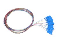 Extralink Fiberoptik 1m Rottehale 12 farver