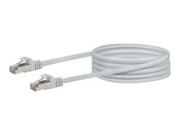 Schwaiger CAT 6 Kabel med afskærmning med folie og kobberfletning (SFTP 10m Netværkskabel Hvid