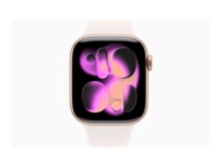 Apple Watch Series 11 (GPS + Cellular) 42 mm Pink Fløde SmartWatch