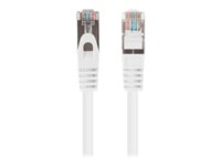Lanberg CAT 6 Foldet uskærmet snoet par (F/UTP) 25cm Patchkabel Hvid (RAL 9010)