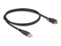 DeLOCK USB 2.0 USB-kabel 1m Sort