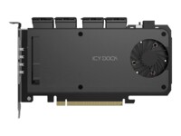 ICY DOCK Lagringspakning PCIe 5.0 x16 PCIe 5.0 x16 (NVMe)
