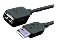 MediaRange USB 2.0 USB forlængerkabel Sort