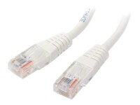 StarTech.com Molded Cat 5e UTP Patch Cable CAT 5e Ikke afskærmet parsnoet (UTP) 15m Patchkabel Hvid