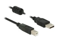 Delock USB-kabel 50cm Sort