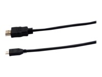 Prokord HDMI-kabel med Ethernet 50cm Sort
