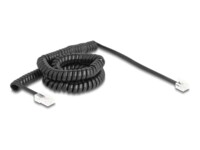 DeLOCK Telefonkabel 5m Sort