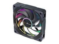 Seasonic MagFlow ARGB Fan 1-pack Sort 120 mm
