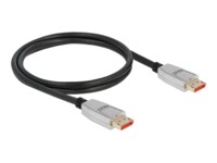 Delock DisplayPort kabel 1m Sort