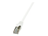 LogiLink EconLine CAT 6 Foldet uskærmet snoet par (F/UTP) 5m Patchkabel Hvid